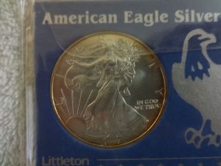 1997 1 Oz.  American Eagle Silver Dollar,  Uncirculated photo