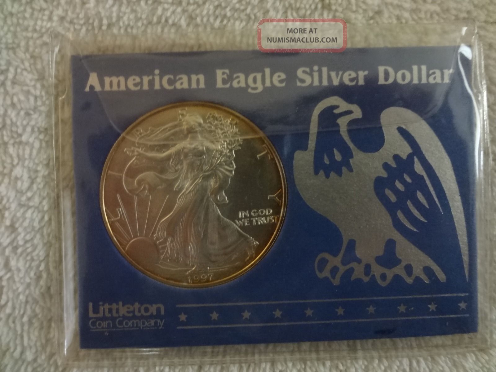 1997 1 Oz American Eagle Silver Dollar Uncirculated 1997-1-oz-american-eagle-silver-dollar-uncirculated