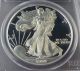 1999 - P American Silver Eagle Pr 69 Dcam S$1 Proof Coin - Pcgs Certified Silver photo 3