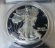 1999 - P American Silver Eagle Pr 69 Dcam S$1 Proof Coin - Pcgs Certified Silver photo 4