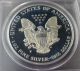 1999 - P American Silver Eagle Pr 69 Dcam S$1 Proof Coin - Pcgs Certified Silver photo 6