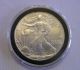 2004 American Eagle Silver One Dollar 1 Ounce Unc.  999 Fine In Case Silver photo 4