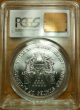 1989 American Silver Eagle Pcgs Ms 68 Great Coin Low Population 1599 Silver photo 1