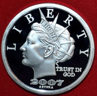 2006/2007 Dual Date Norfed $20 1 Troy Oz.  999 Fine Silver Proof - Like Round photo