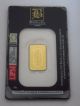 Baird London England Gold 5 Gram Bar 999.  9 Fine In Assay Card Silver photo 1