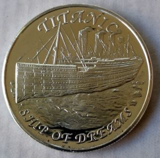 Rms Titanic Silver Round - - - - 1 Oz/31.  1 Grams.  999 photo