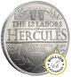 5 Oz Hercules Twelve Labors Silver Round Silver photo 1