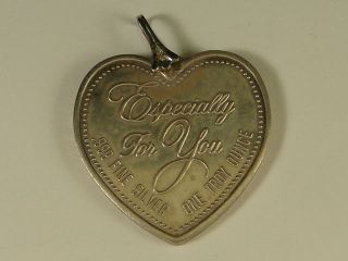 Private.  999 Fine Silver 1 Oz Heart Shaped Love Token Rose Design - A204 photo
