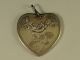 Private.  999 Fine Silver 1 Oz Heart Shaped Love Token Rose Design - A204 Silver photo 1