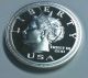 2003 Anniversary Norfed Liberty Proof $50 5 Oz Round.  999 Fine Silver Rare Silver photo 1