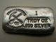 1 Oz.  999 Silver Bar Pg&g Loaf Style Silver photo 2