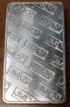 Johnson Matthey Vintage Old Style Silver Bar 100 Oz Serial 01215038b Silver photo 1