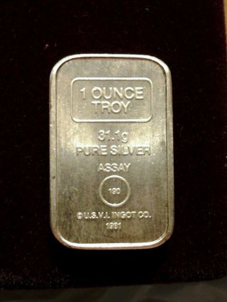 1 Oz.  999 Silver Amark ' Chunky ' Bar L@@k photo