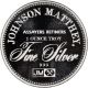 1 Oz.  Jm Silver Round - Johnson Matthey.  999 Fine - Freedom Of Religion Silver photo 1