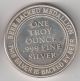 Universal Beer Medallion 1troy Ounce Fine Silver Art Round Silver photo 1