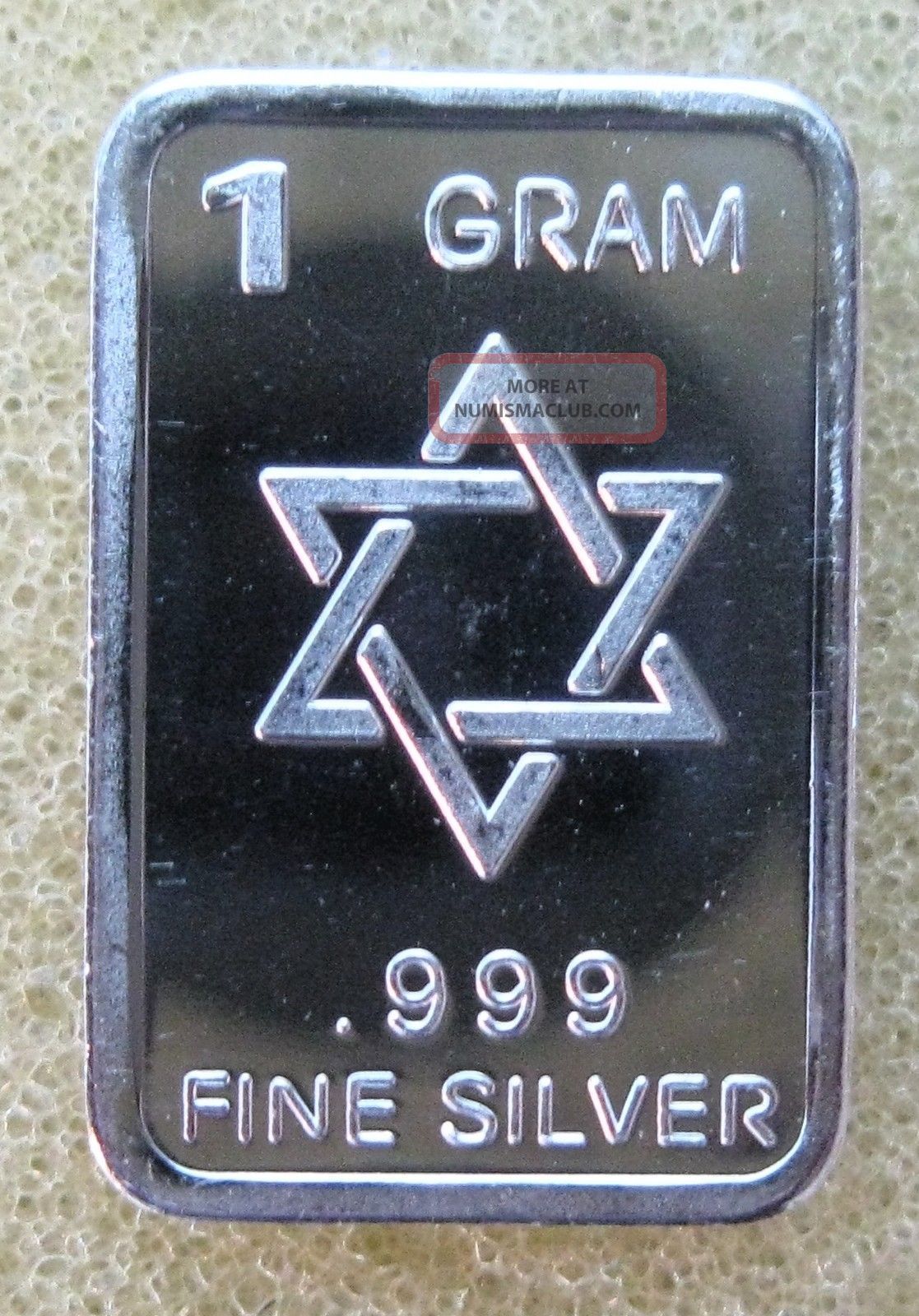 1 Gram Gr G 999 Fine Pure Solid Silver Bullion Bar i075
