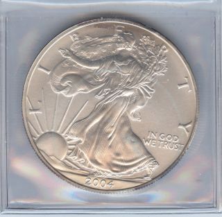2004 Silver 1oz Dollar photo
