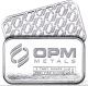 1oz Pure.  999 Silver Bar Opm,  $100 24k Gold Plated Bill With Pvc Protector. Silver photo 4