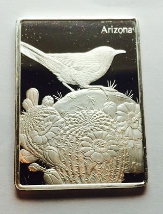 Franklin ' S Sterling Silver Art Arizona Saguaro Cactus H1504 photo
