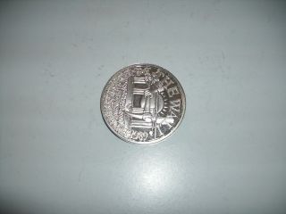 1961 - 1989 Berlin Wall Commemorative Fine Silver Medallion,  3 Troy Oz.  999 Silver photo