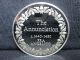 100 Greatest Masterpieces The Annunciation 2.  3 Oz Silver Medal 1975 Gc9150 Silver photo 1