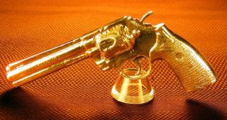Silver Bullion Pistol 11.  4 Troy Oz,  Hand Poured And Polished photo