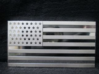 Great Flags America 24th Us Silver Large Ingot Franklin 1973 3.  2oz Hb9765 photo