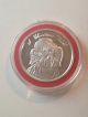 Christmas Holiday One Troy Ounce Silver Coin Sweet Little Girl Silver photo 1