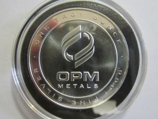 2014 Ohio Precious Metals Silver Round 99.  9 Pure Fine Silver photo