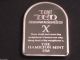 The Tenth Commandment Tablet Shall Not Covet Hamilton Silver Art Bar Rare Silver photo 1
