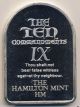 . 999 Silver Art Bar 10 Commandments Xi 9th - Bearing False Witness Hamilton Silver photo 1