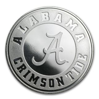 1 Oz University Of Alabama Silver Round - With Gift Packaging - Sku 67565 photo