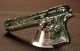 Silver Bullion Pistol,  5 Troy Oz, .  999fs Hand Poured And Polished Silver photo 1