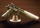 Silver Bullion Pistol,  5 Troy Oz, .  999fs Hand Poured And Polished Silver photo 3