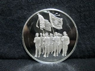 Veterans Of Foreign Wars 1 Commemorative Silver Medal Franklin 1974 Ga8998 photo