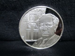 Adolph S Ochs 12 Postal Commemorative Silver Medal Franklin 1976 Ga8966 photo