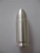 5/8 Or.  625 - Oz.  999 Pure Silver 9mm Bullet Charm Size For Necklace - Charm,  Gold Silver photo 3