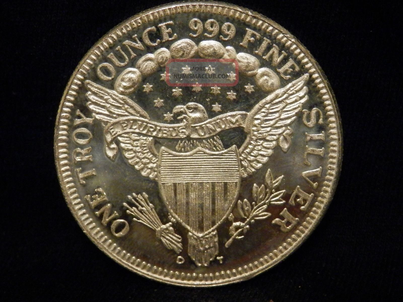 1 Oz Silver Round. 999 Fine