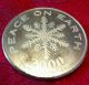 Solid Silver Round 1 Troy Oz Merry Christmas - Peace On Earth 2000.  999 Fine Silver photo 1
