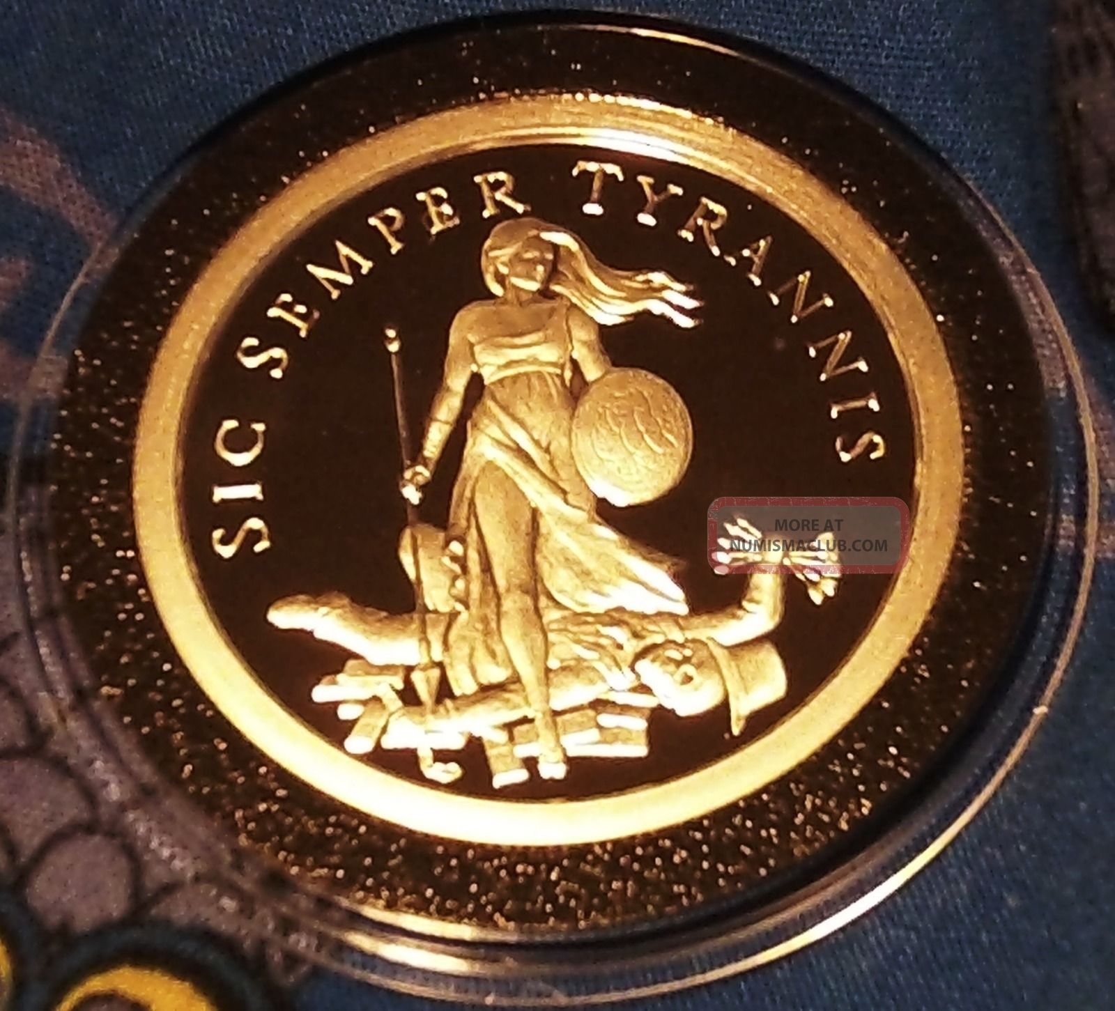 2013 Proof Sic Semper Tyrannis Medallion By Silver Bullet Silver Shield ^\(04)