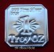 Solid Silver Bar 1 Troy Oz 2014 Suns Of Liberty Trust In Yourself.  999 Pure Bu Silver photo 1