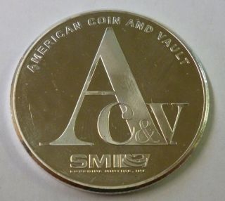 American Coin & Vault Spokane Washinton Sunshine Mining 1 Oz.  999 Silver Round photo