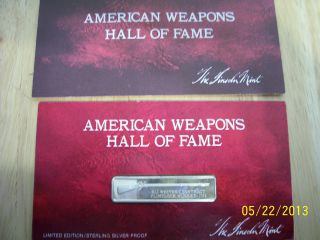 Eli Whitney Contract Flintlock Musket 1798 Silver Proof Bar Lincoln Gun photo