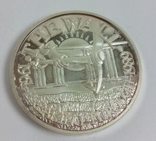 Limited Edition Berlin Wall 3 Oz.  999 Commemorative Medallion photo