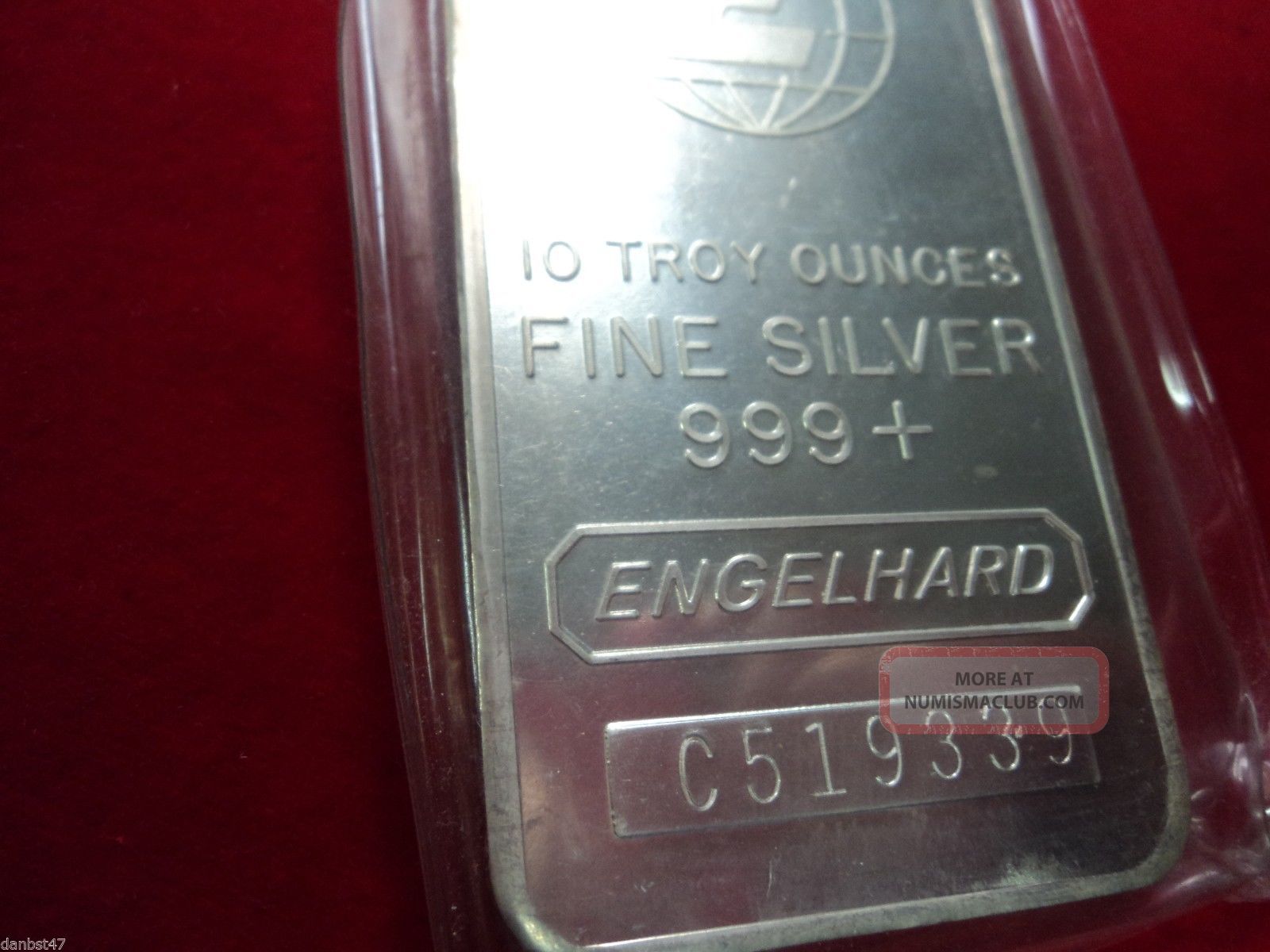 engelhard 10 oz silver bar value