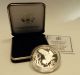 Us 2003 Silver National Wildlife Refuge Medal Bald Eagle W/box & Silver photo 3