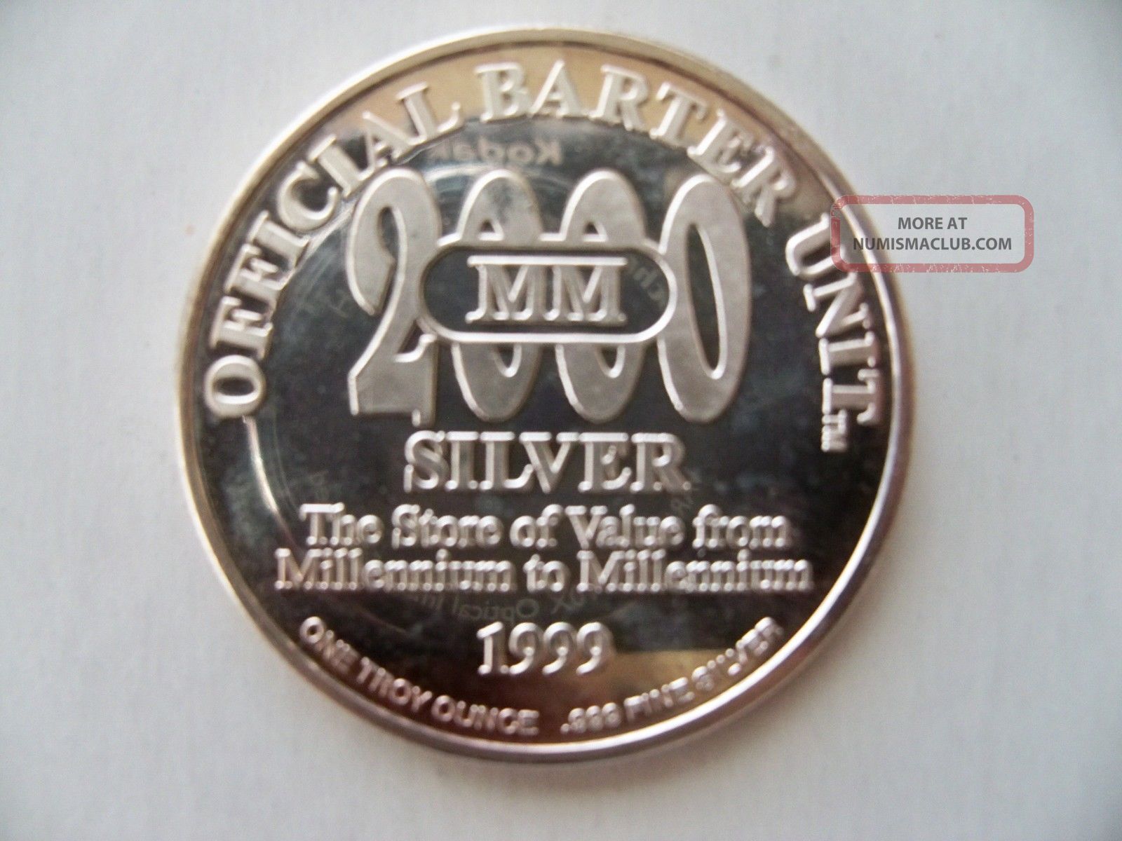 1 Oz Silver Round 1 Oz Silver Round