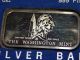 1 Oz Fine Silver.  999 Liberty Bust Washington With Natural Toning Low Bid Silver photo 4