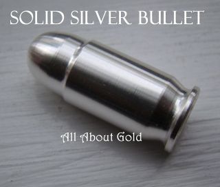 Silver Bullet 1 Troy Oz Provident Caliber.  45 Automatic Colt Hunter Acp.  999 Bu photo