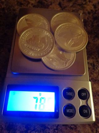 78.  9 Grams Of Silver Coinage photo